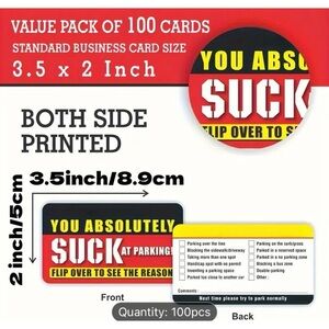 You Absolutely Suck At Parking Cards